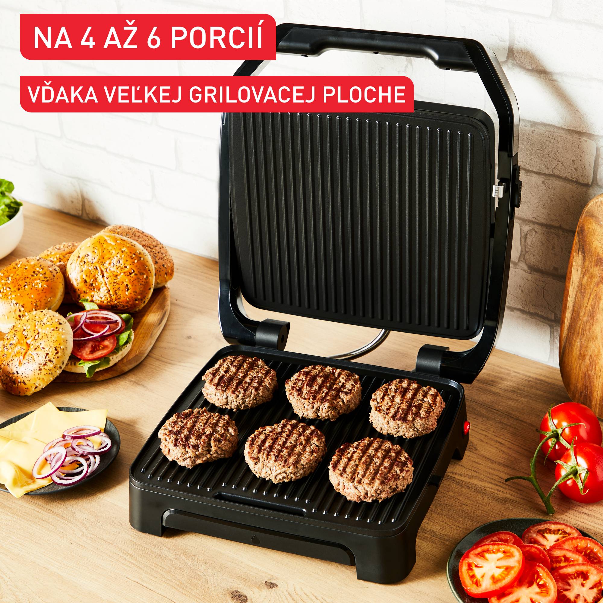 Kompaktný gril Tefal Inicio GC271810 Čierny 