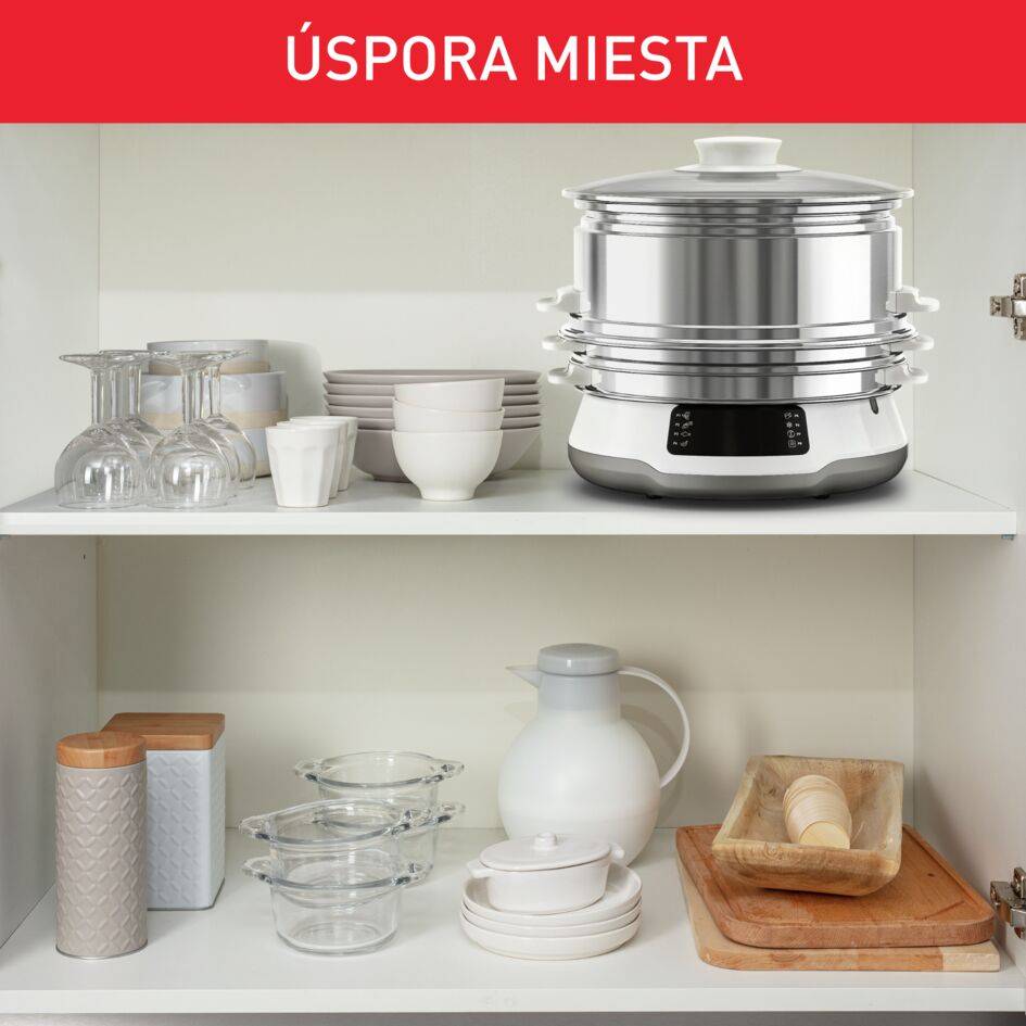 Parný hrniec Tefal Convenient Series Deluxe VC502D10 Biely