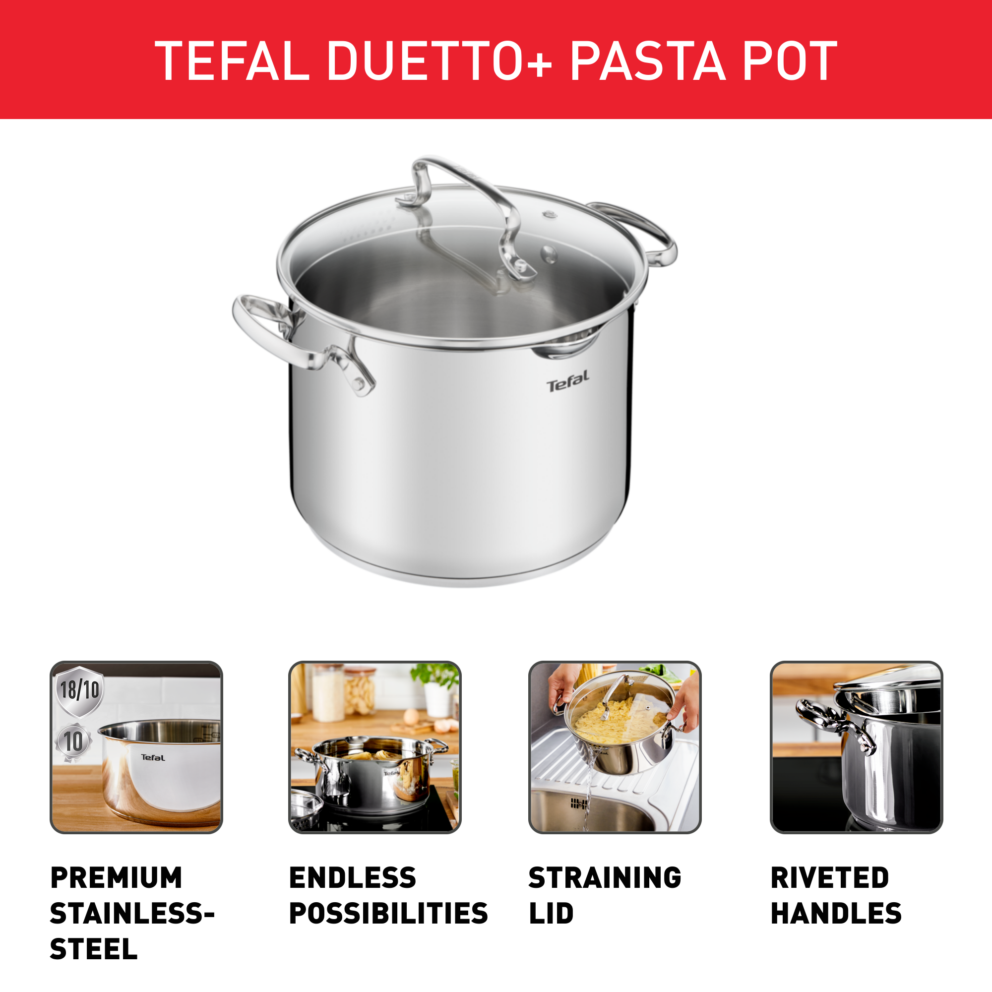 Hrniec s pokrievkou Tefal Duetto+ 22 cm G7197956