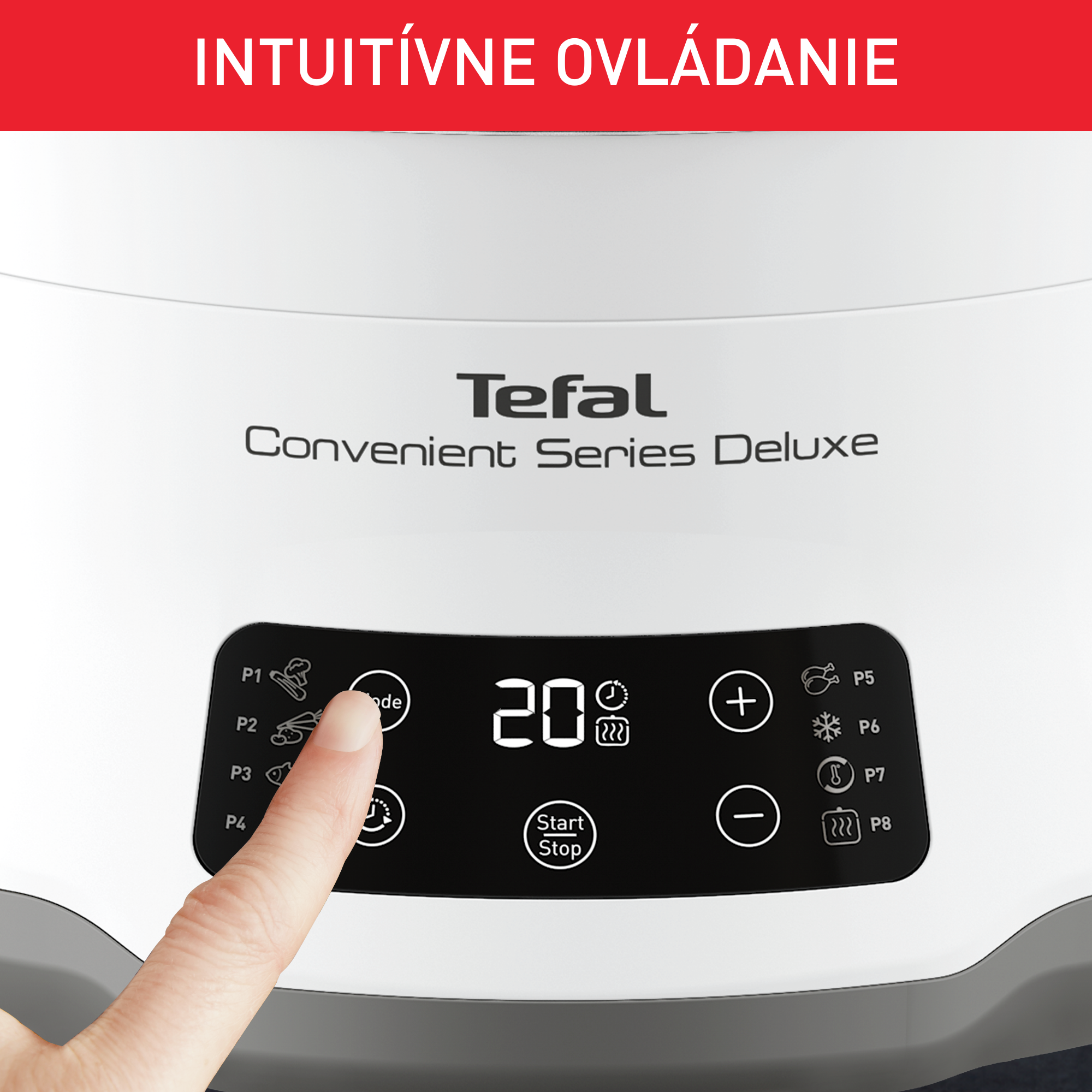 Parný hrniec Tefal Convenient Series Deluxe VC502D10 Biely