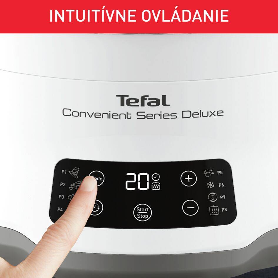 Parný hrniec Tefal Convenient Series Deluxe VC502D10 Biely