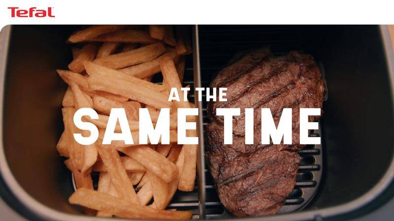 Teplovzdušná fritéza Tefal Easy Fry & Grill 2v1 EY801D15 Čierná/Nerezová