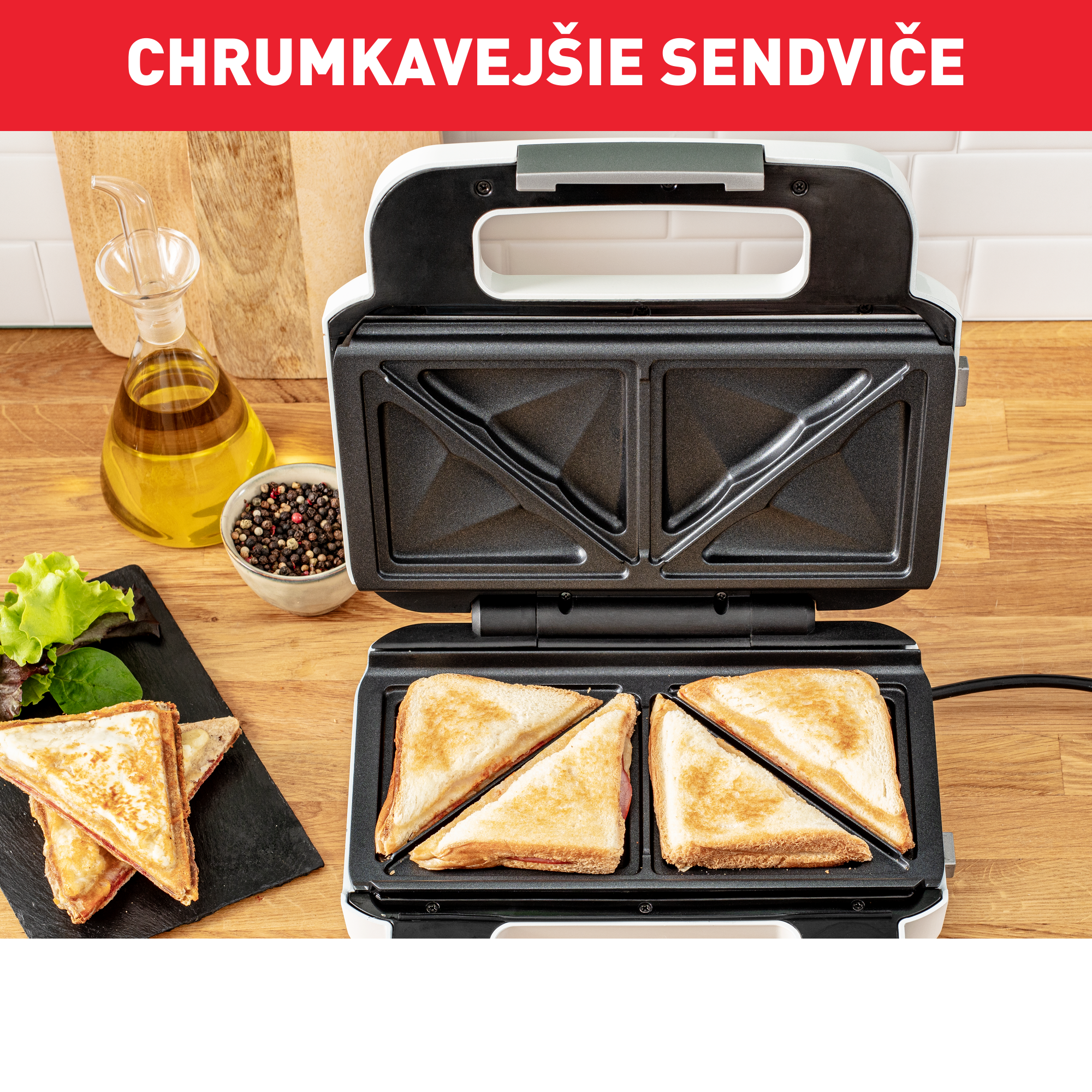 Sendvičovač Tefal Multiplates Snack XL SW701110 Nerezový/Biely