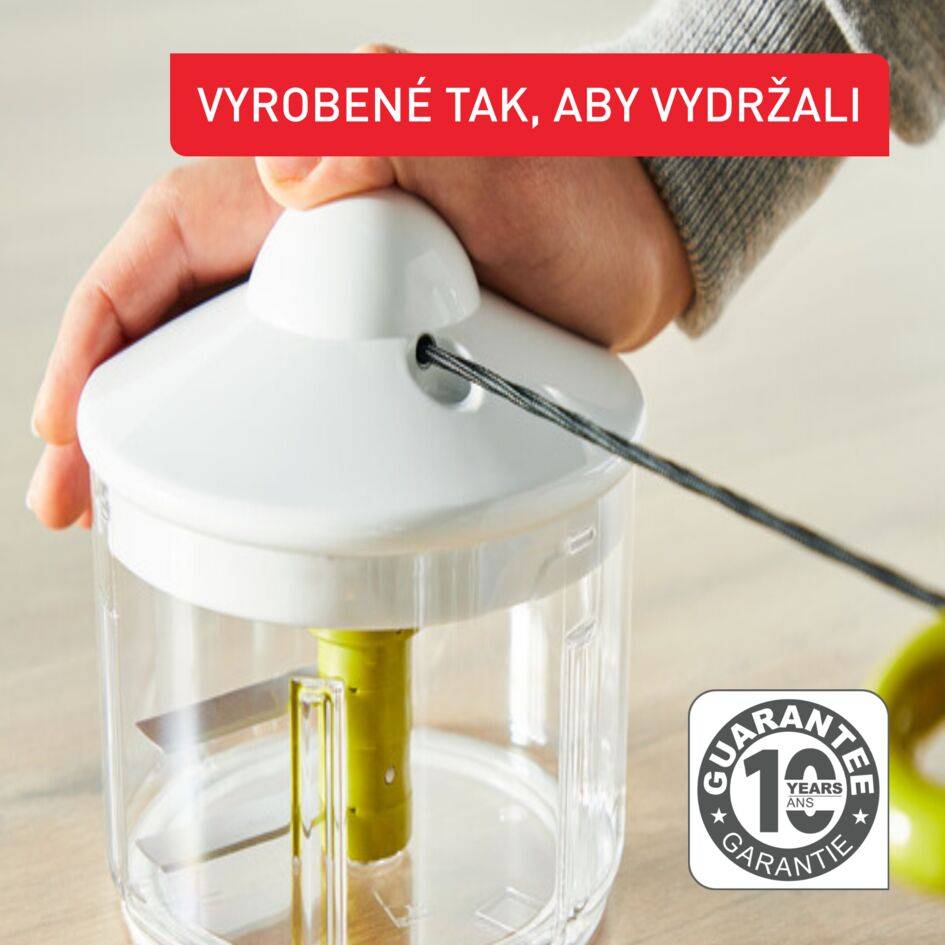 Ručný sekáčik Tefal 5 Second Chopper K1330404 Zelený/Biely 500 ml