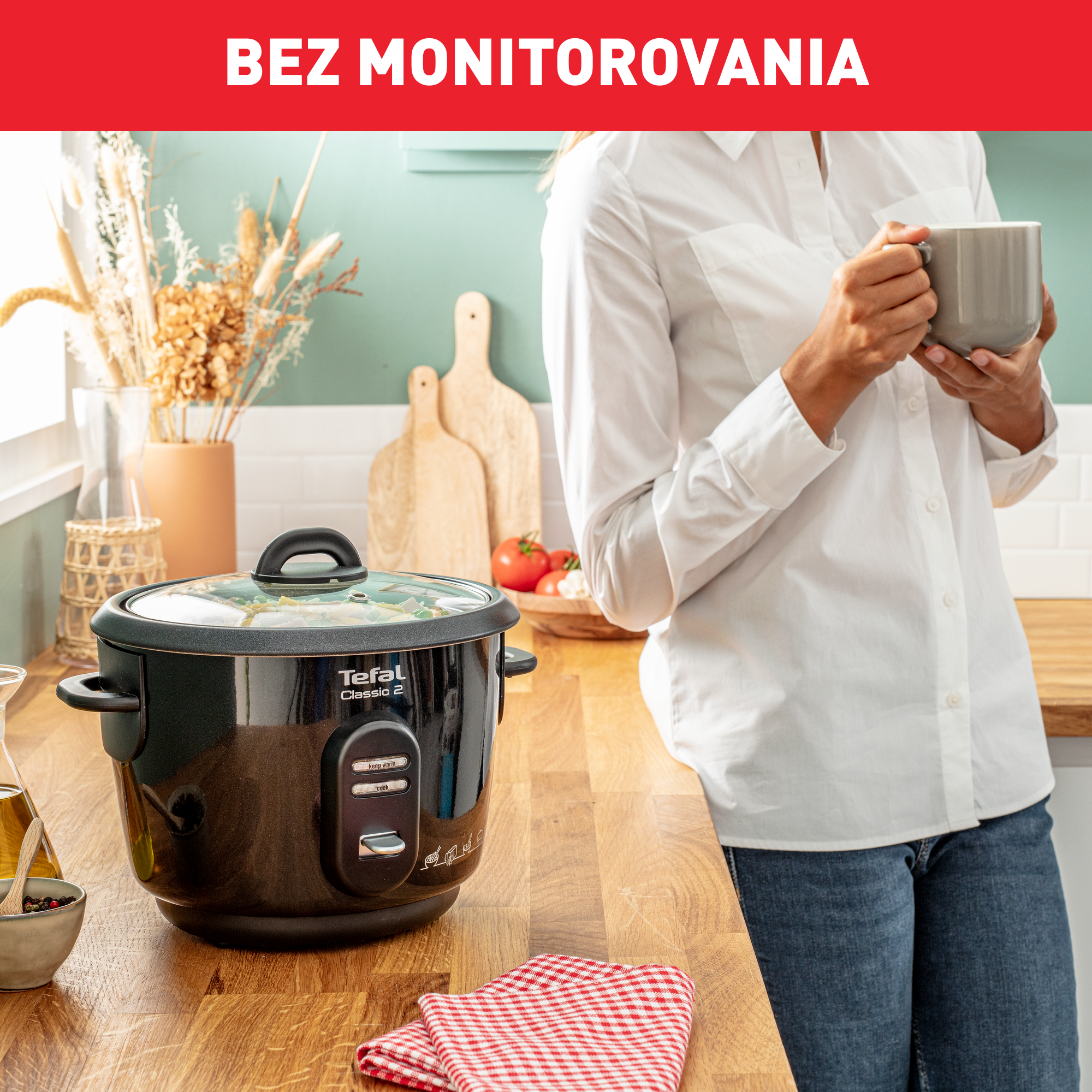 Ryžovar Tefal Classic 6 porcií RK102811 Čierny