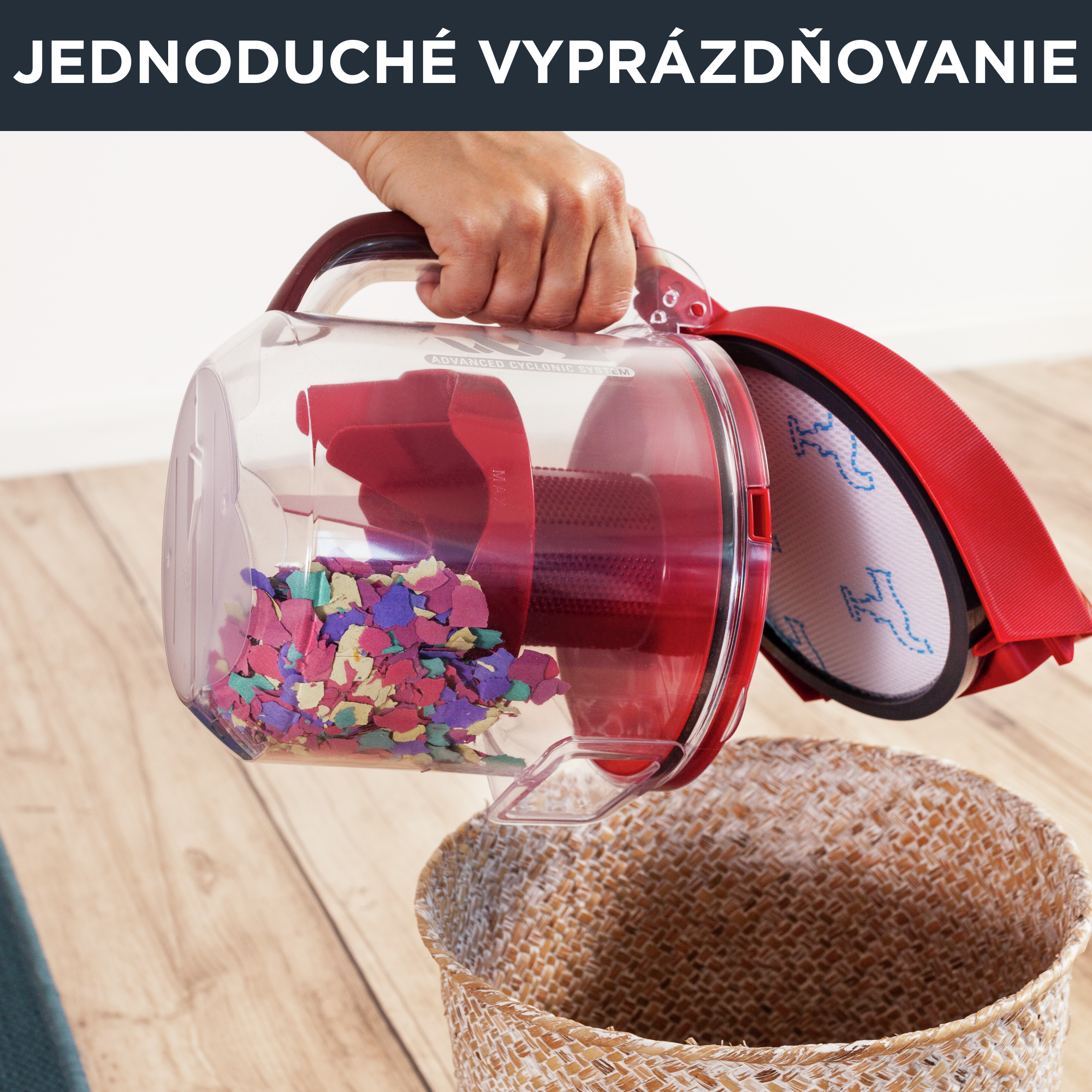 COMPACT POWER XXL CYCLONIC RO4853EA červený