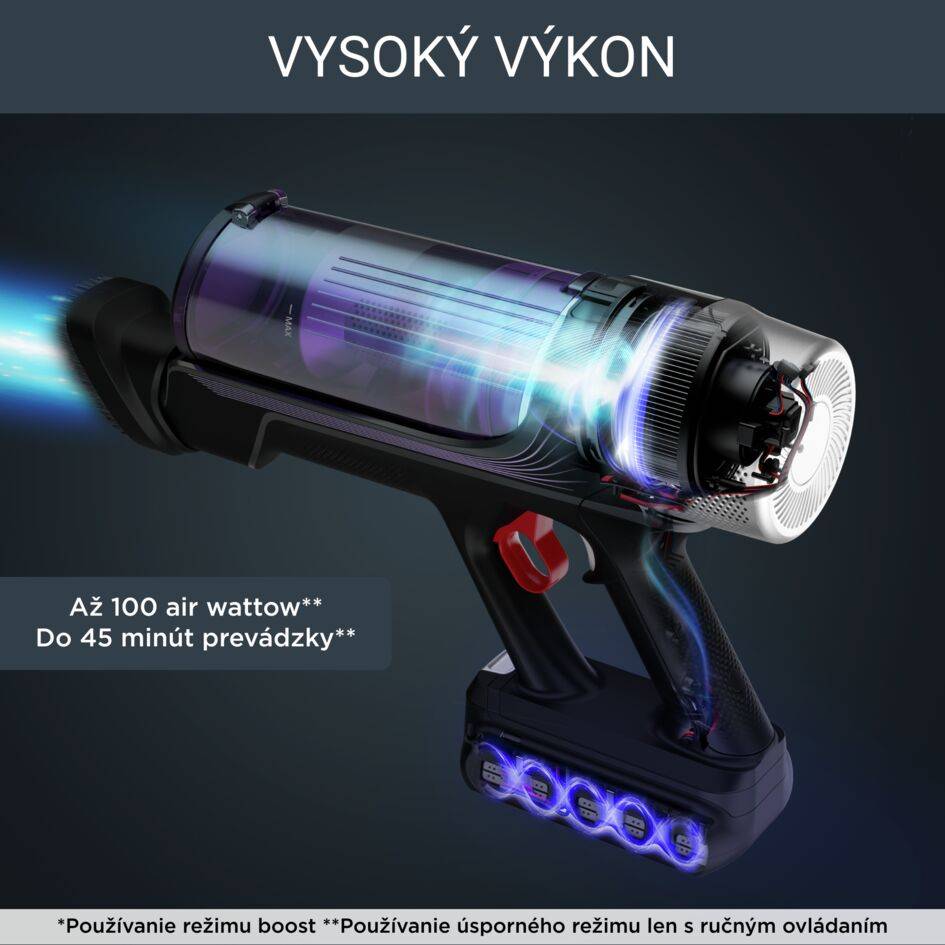 Tyčový vysávač X-Force Flex 9.60 Auto Allergy 3v1 100 AW HEPA RH2038WO