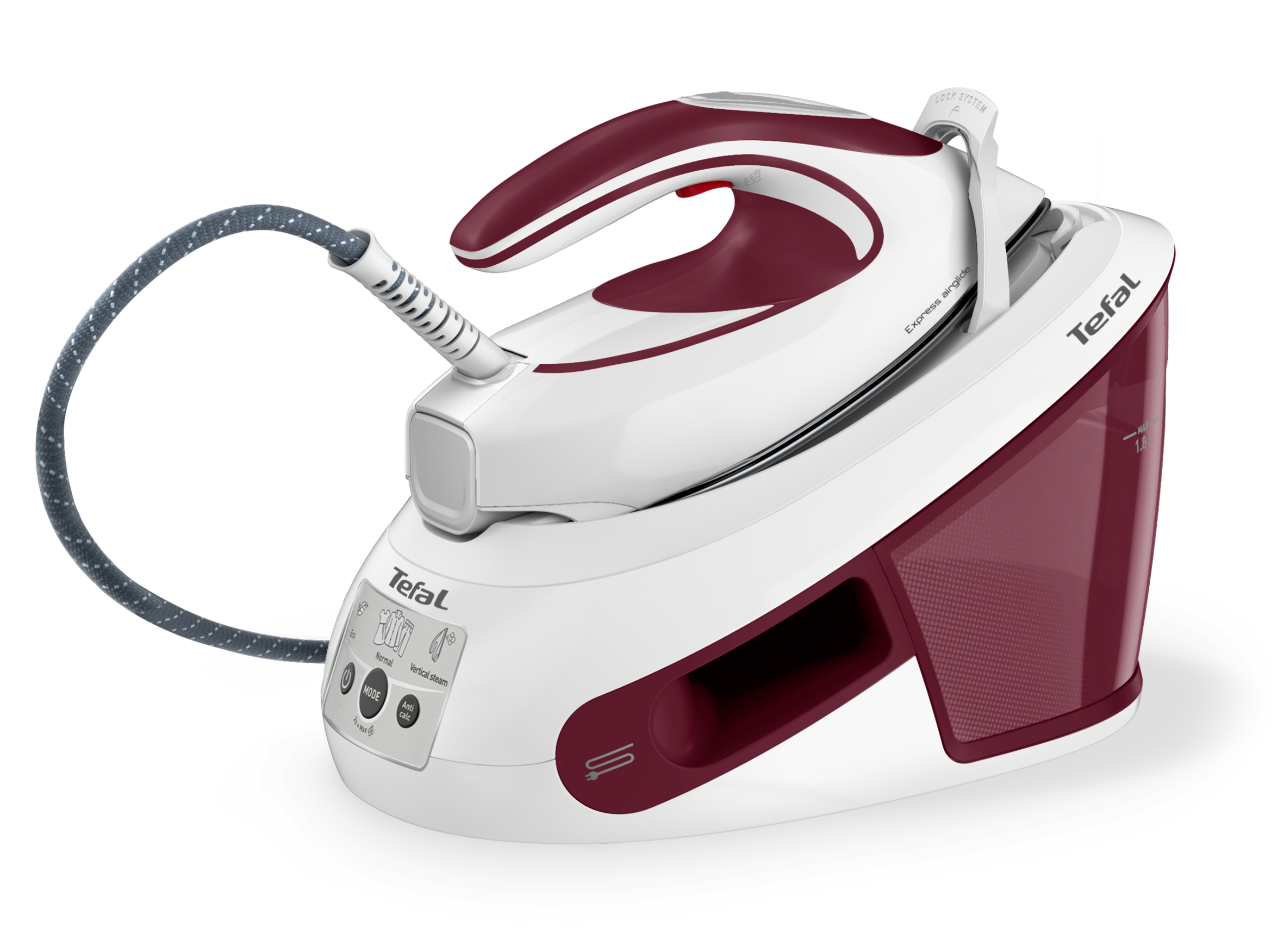 Parný generátor Tefal Express Airglide SV8026E0 Červený/Biely