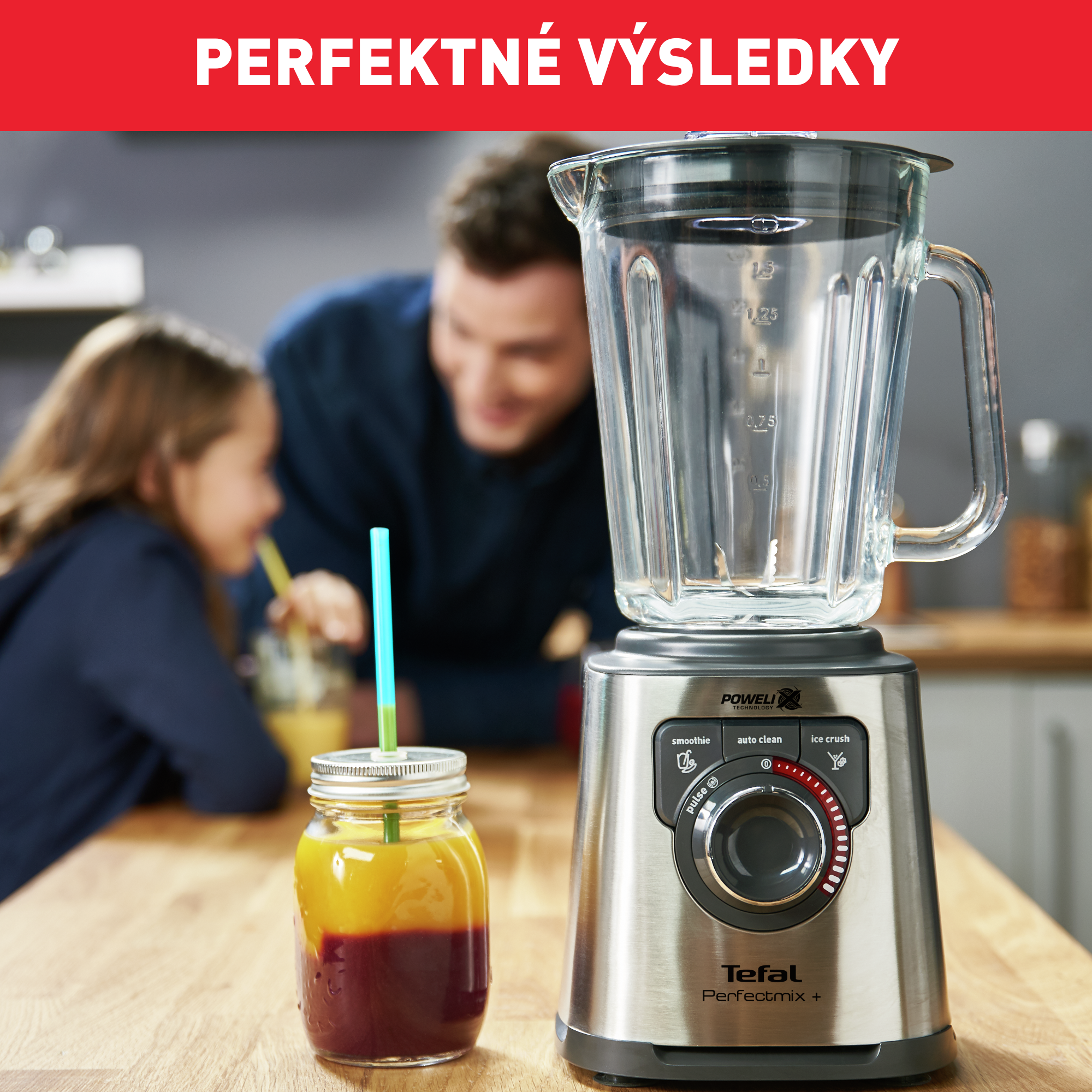 Stolný mixér Tefal PerfectMix+ BL811D38 Nerezový/Tmavo šedý