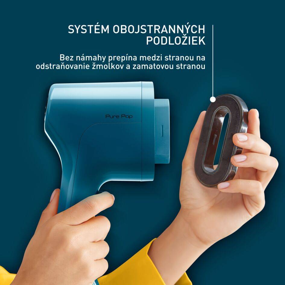 Naparovač odevov Tefal Pure POP DT2020E1 Modrý