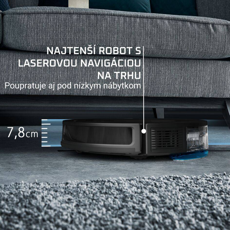 Robotický vysávač Rowenta X-PLORER S65 Laser RR8L65WH