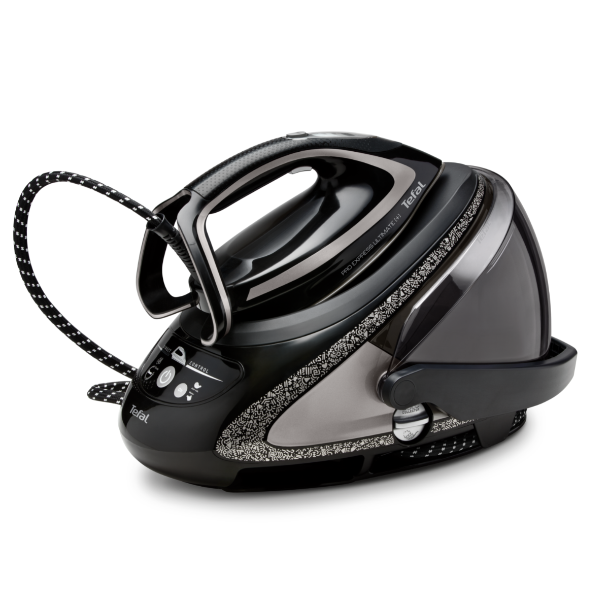 Parný generátor Tefal Pre Express Ultimate+ GV9620E0 Strieborný/Čierny