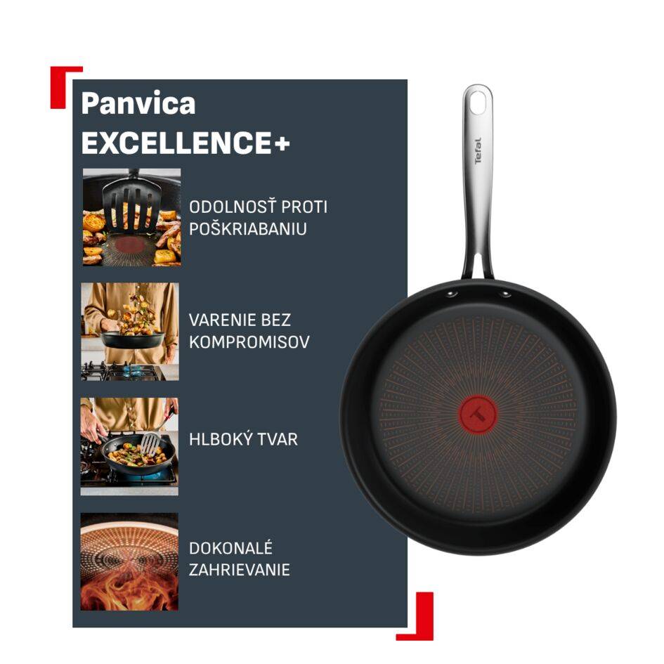 Nepriľnavá panvica Tefal Excellence+ G3300602 28 cm