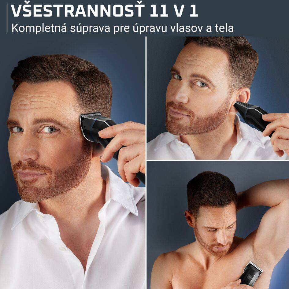Multifunkčný pánsky zastrihávač Rowenta X-Series 700 11v1 TN9610E0