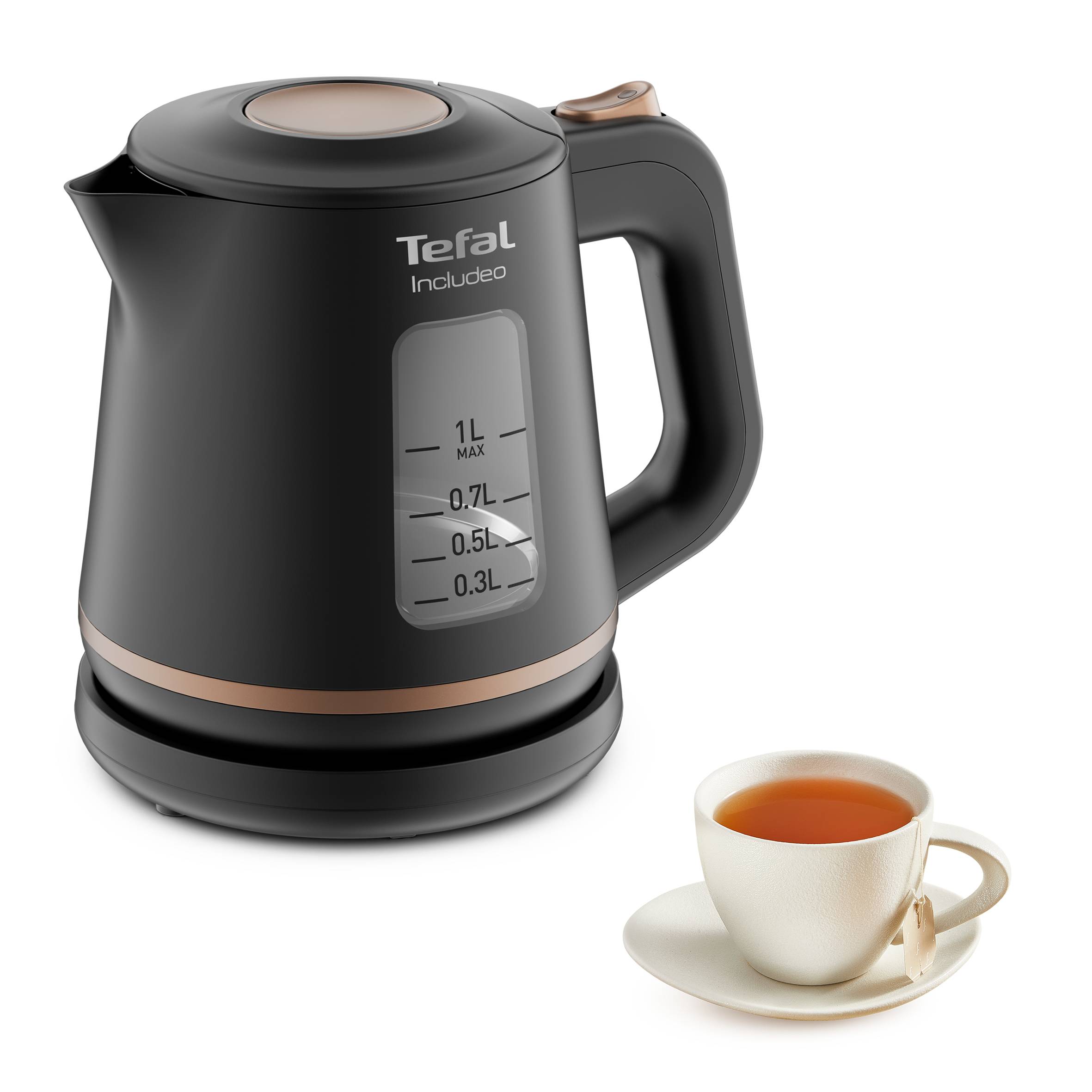 Rýchlovarná kanvica Tefal Includeo KI533811 Čierna 1 l