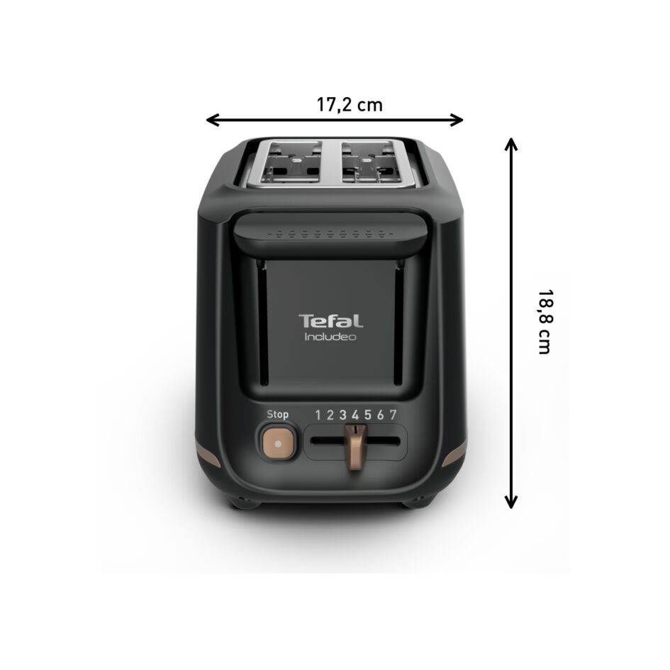 Hriankovač Tefal Includeo TT533811 Čierny