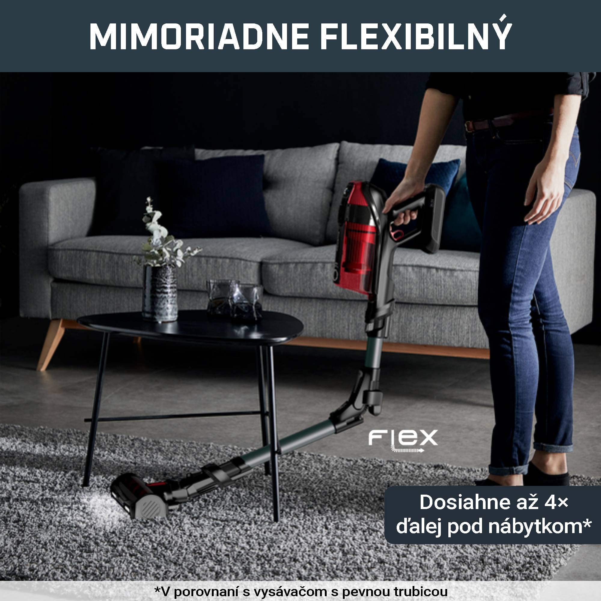 Tyčový vysávač X-Force Flex 12.60 Animal Auto 3v1 150AW RH98A8WO