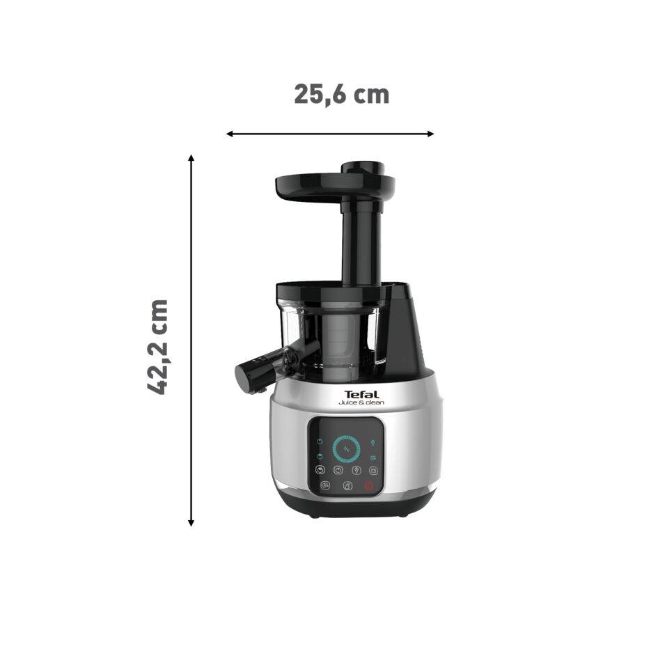 Odšťavovač Tefal Juice & Clean ZC420E38 Nerezový/Čierny
