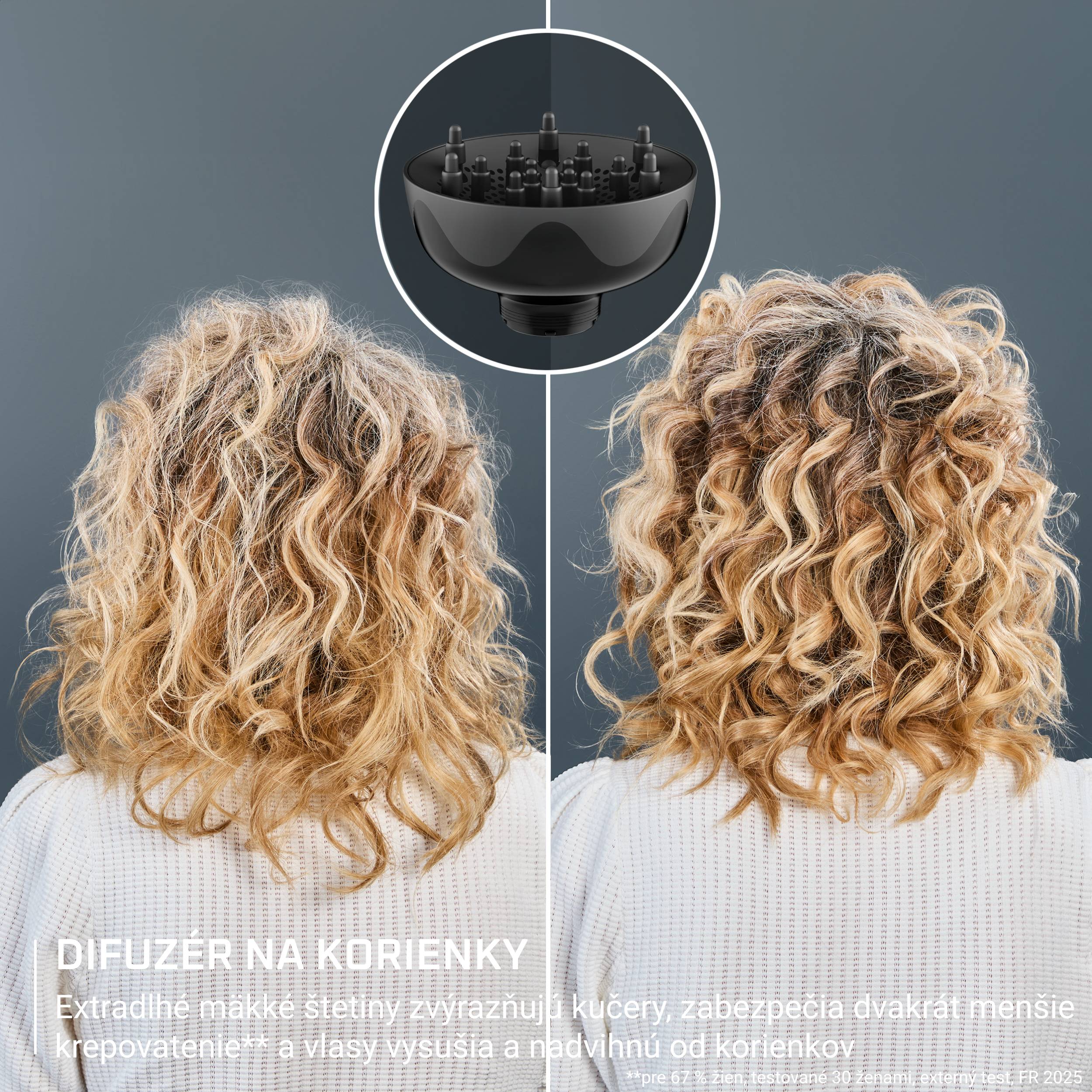 Teplovzdušný difuzér, Rowenta Curl Harmony CV7D30E0