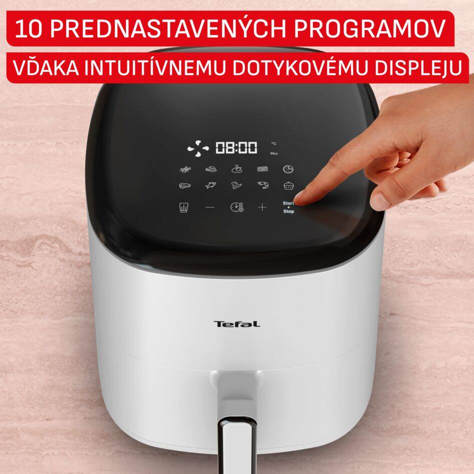 Teplovzdušná fritéza Tefal Easy Fry POP 5 l EY245GE0 Svetlosivá