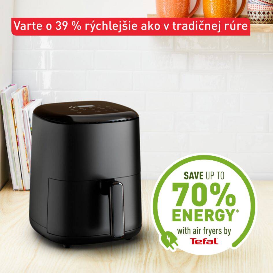  Teplovzdušná fritéza Tefal Easy Fry Compact 3 l EY145810 Čierna