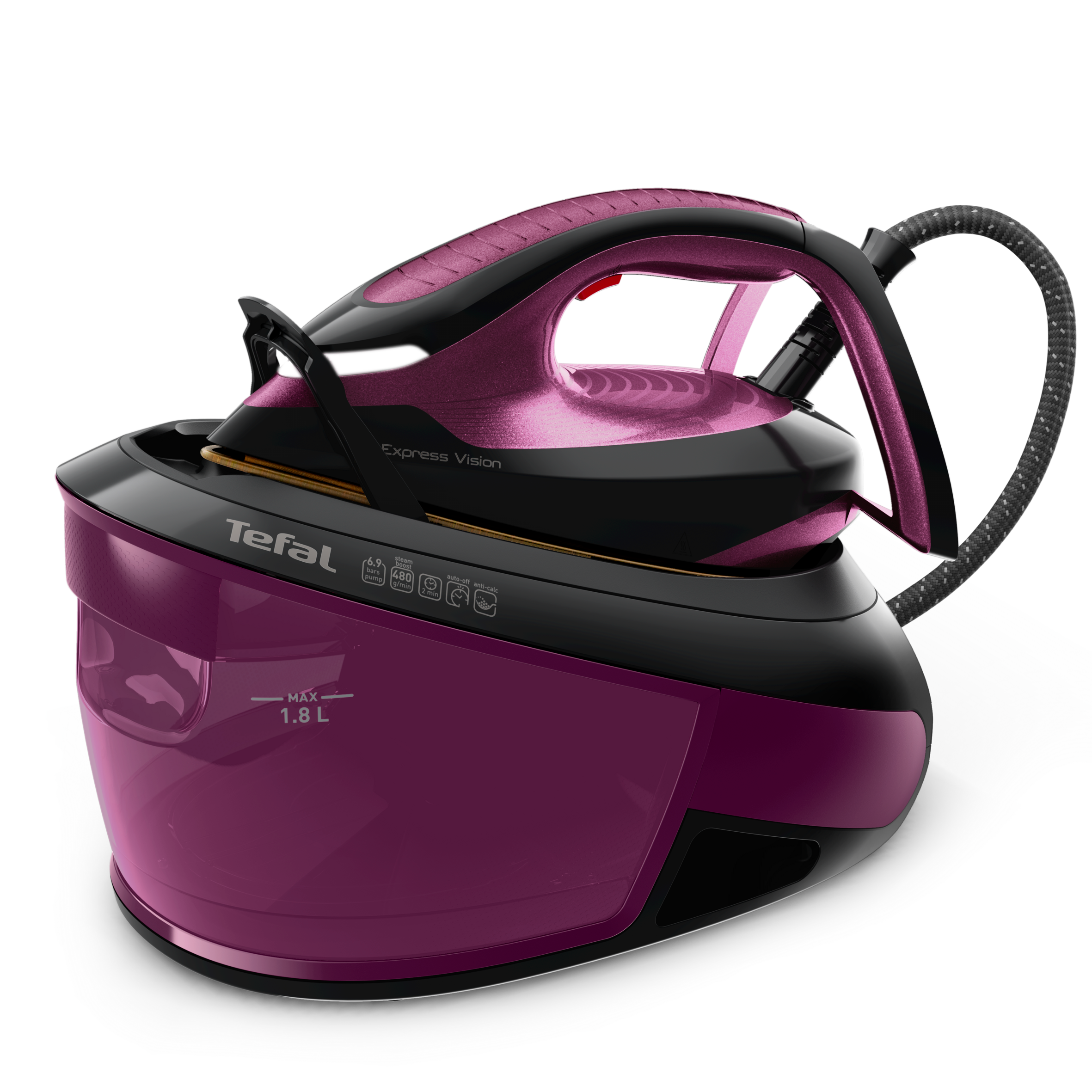 Parný generátor Tefal Express Vision SV8152E0 Fialový/Čierny