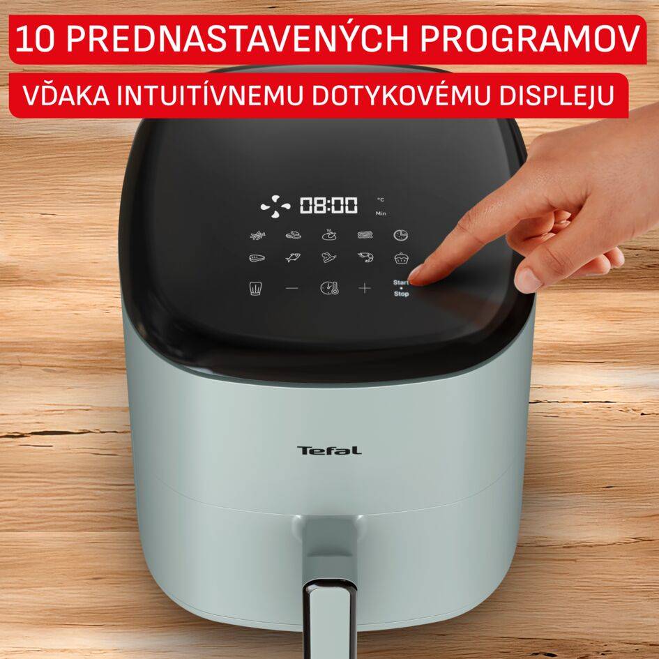 Teplovzdušná fritéza Tefal Easy Fry POP 5L EY2454E0 Eukalyptová