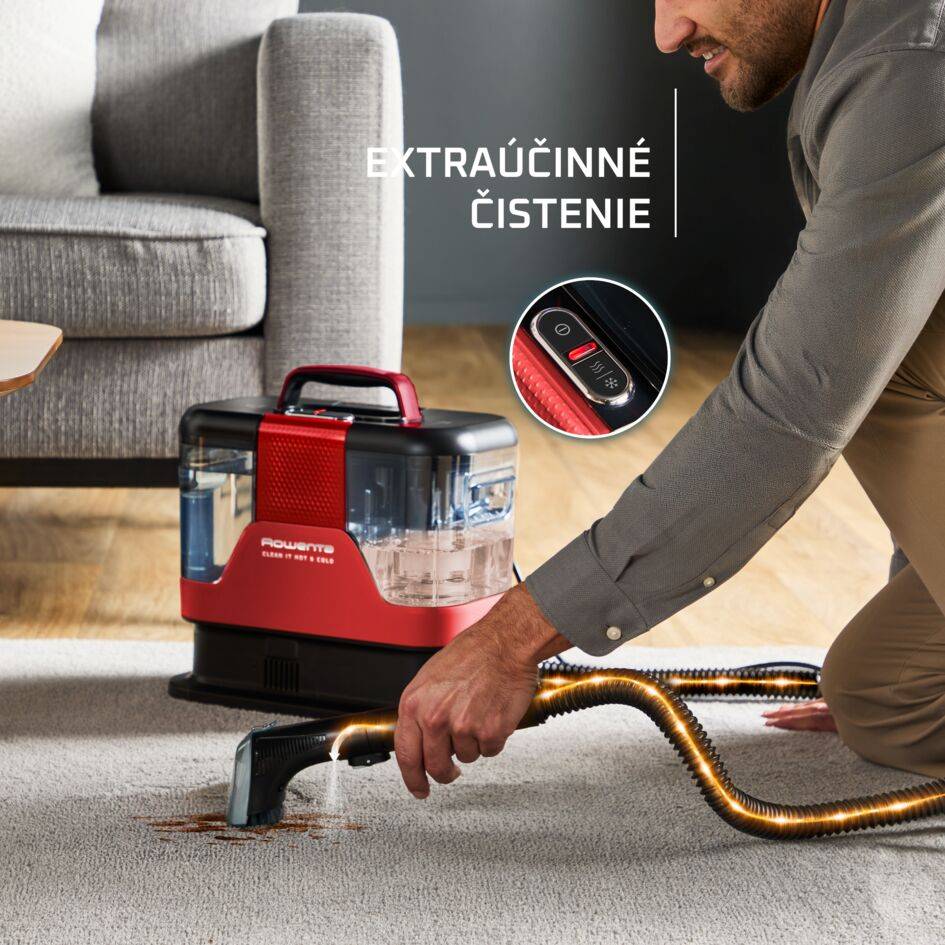 Clean It Hot & Cold Animal 1150W IN7020F0 Ručný čistič škvŕn a tepovač