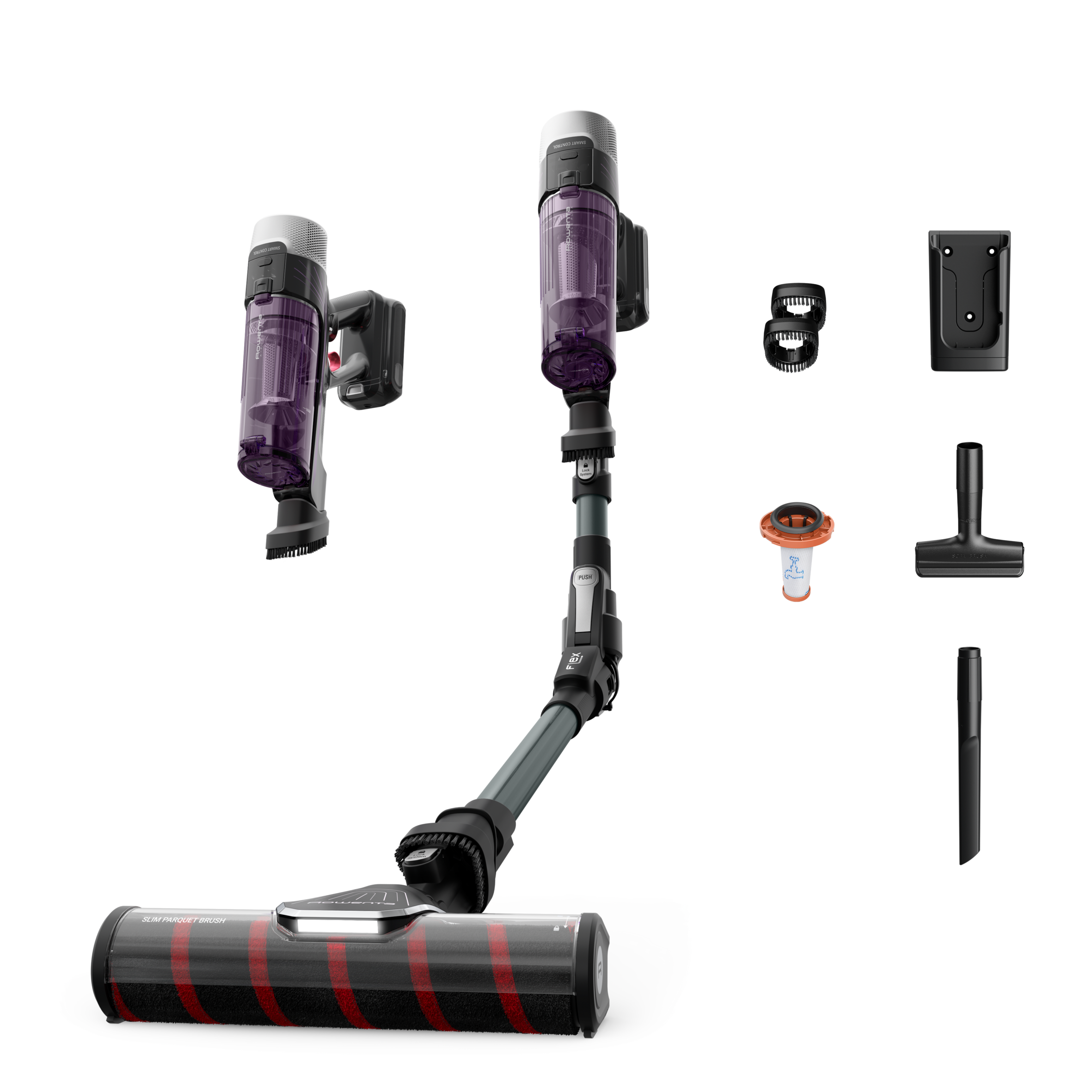 Tyčový vysávač Rowenta X-Force Flex 9.60 Auto Parquet 100 AW