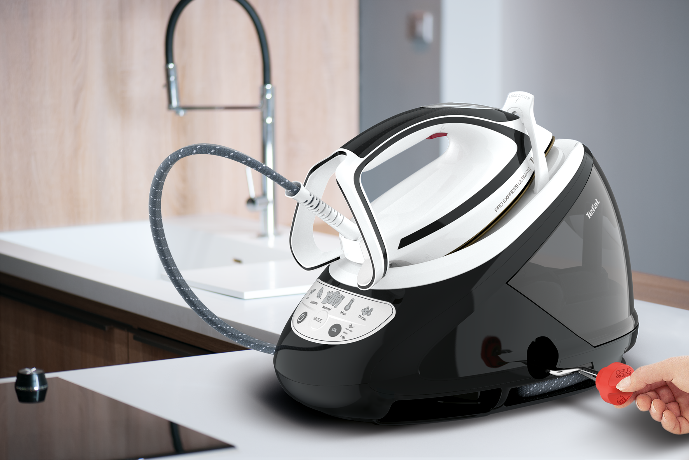 GV9550 Parný generátor Tefal Pro Express Ultimate sivý