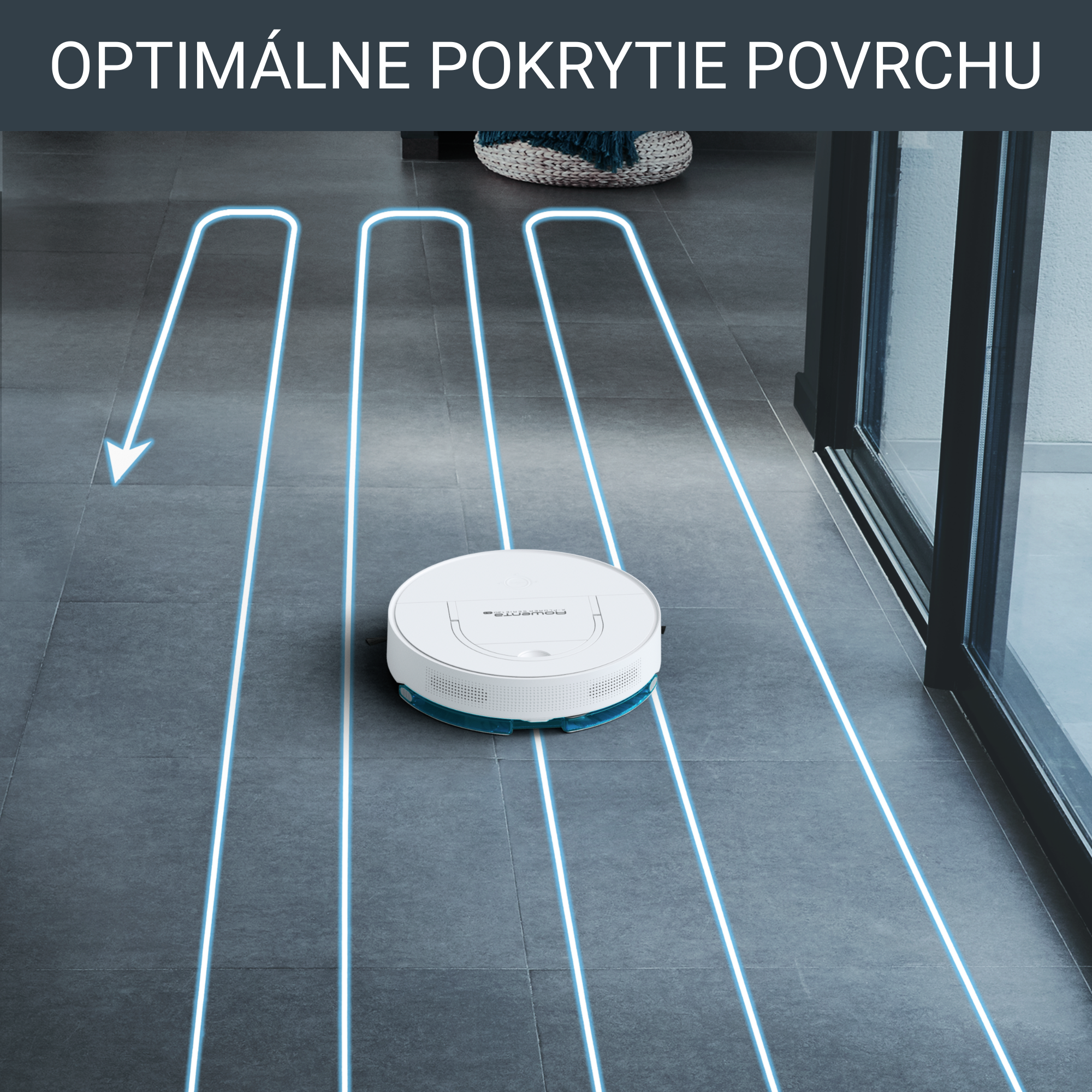 Robotický vysávač Rowenta X-Plorer S130 AI 4v1 Laser & Camera 8cm RR9067WH