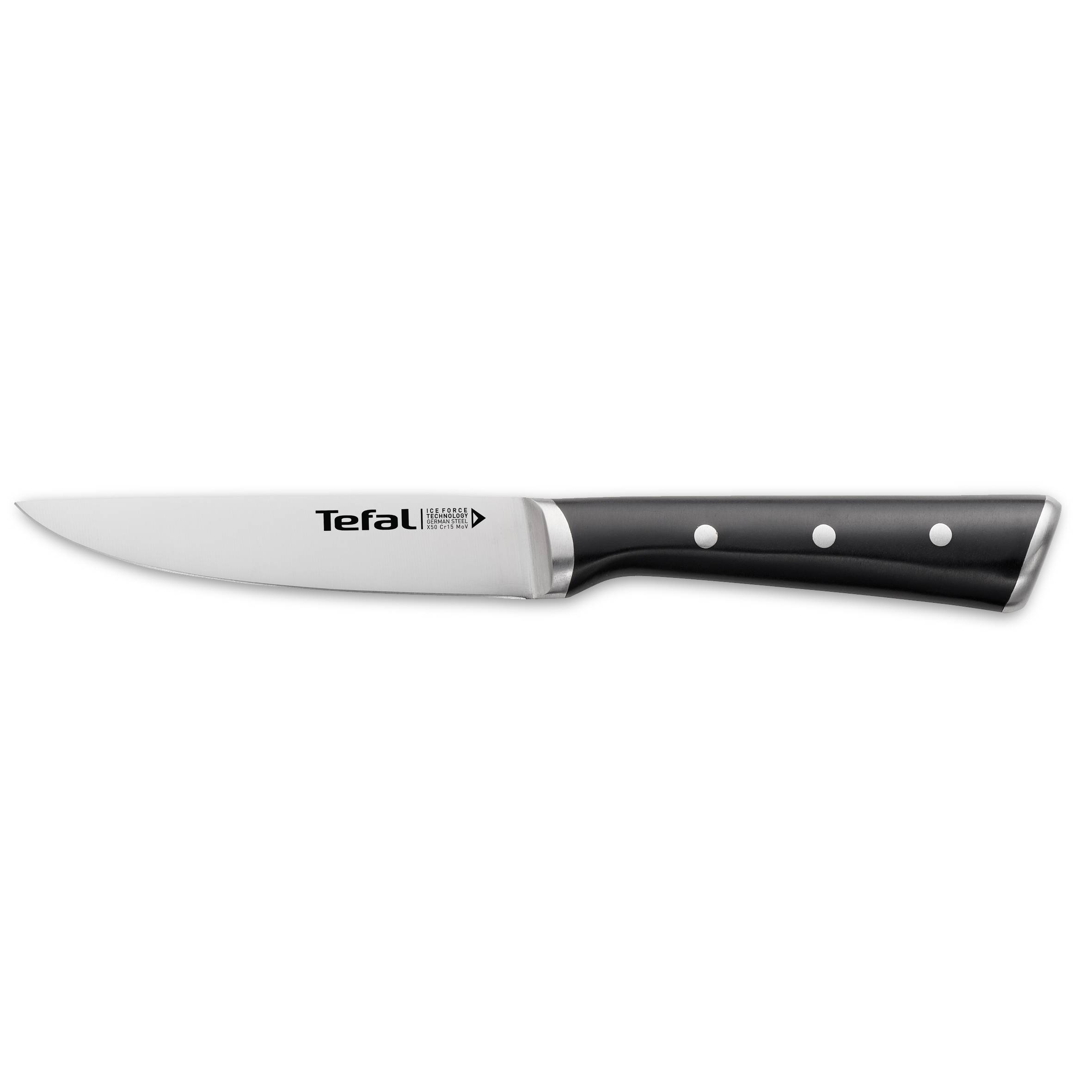 Kuchynský nôž Tefal Ice Force K2320914 Nerezový/Čierny 11 cm