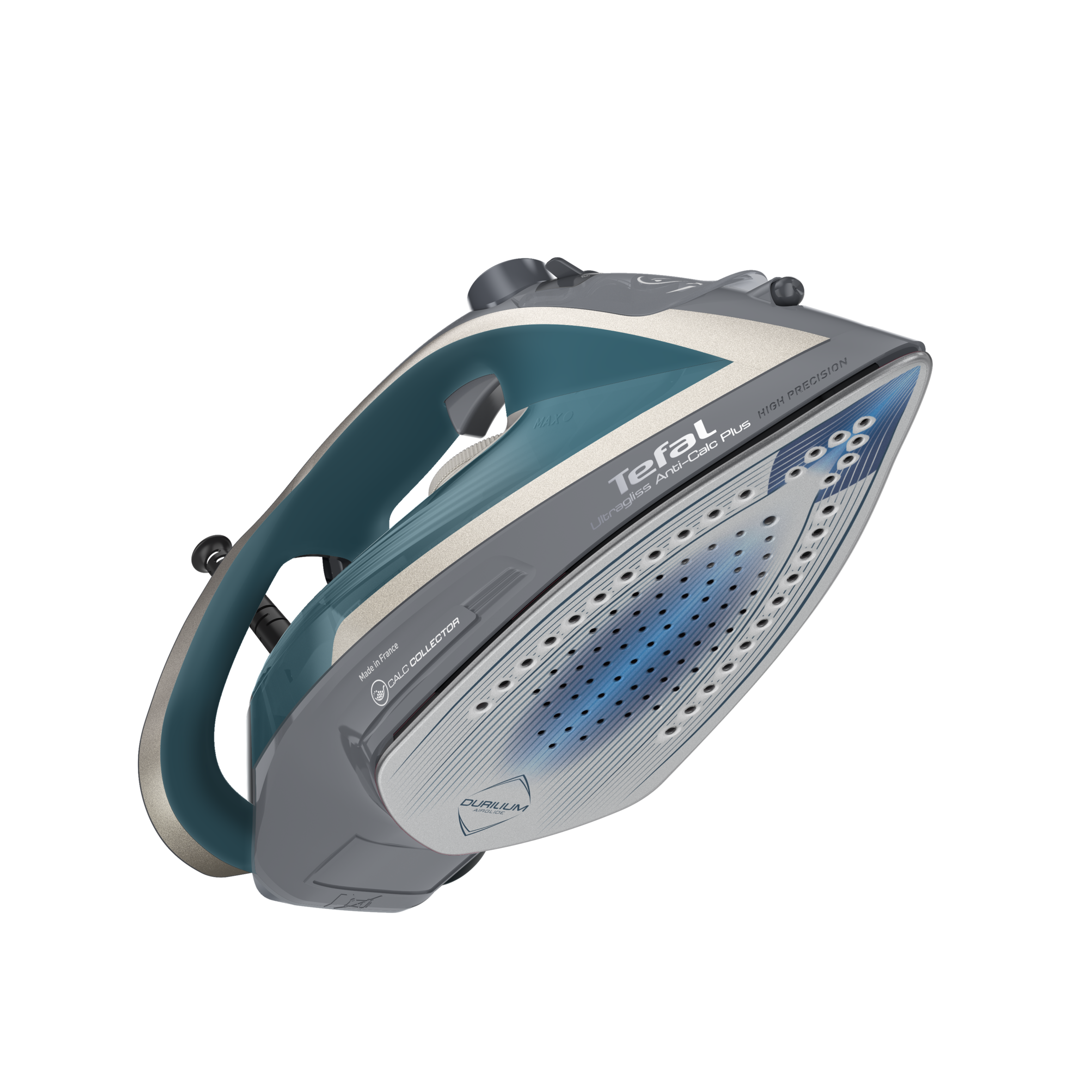 Naparovacia žehlička Tefal Ultragliss Plus FV6842E0 Modrozelená/Sivá