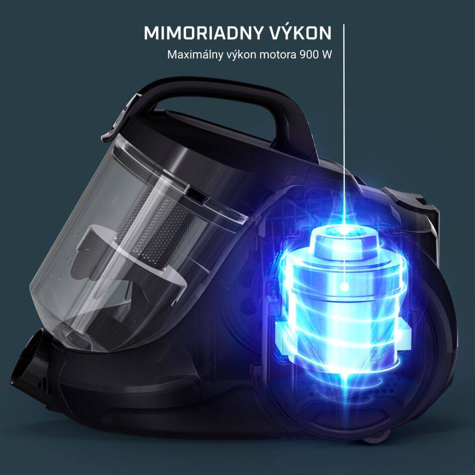 Bezvreckový vysávač Swift Power Cyclonic 900W Classic RO2913EA