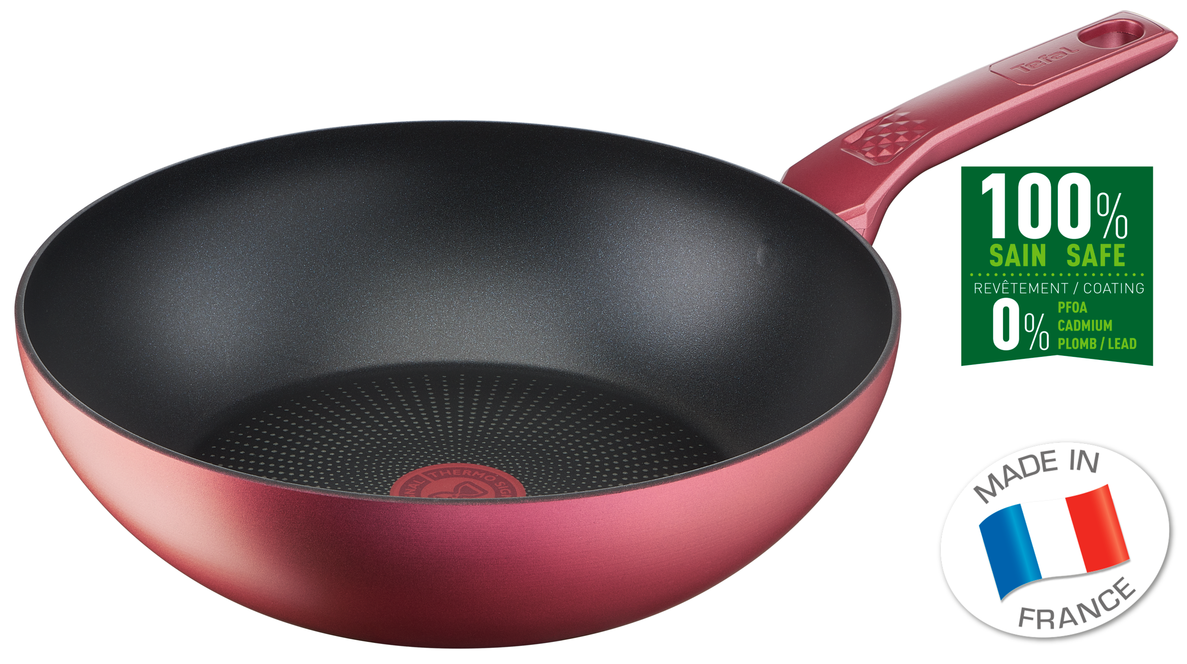 Wok panvica Tefal Daily Chef Red G2731972 28 cm