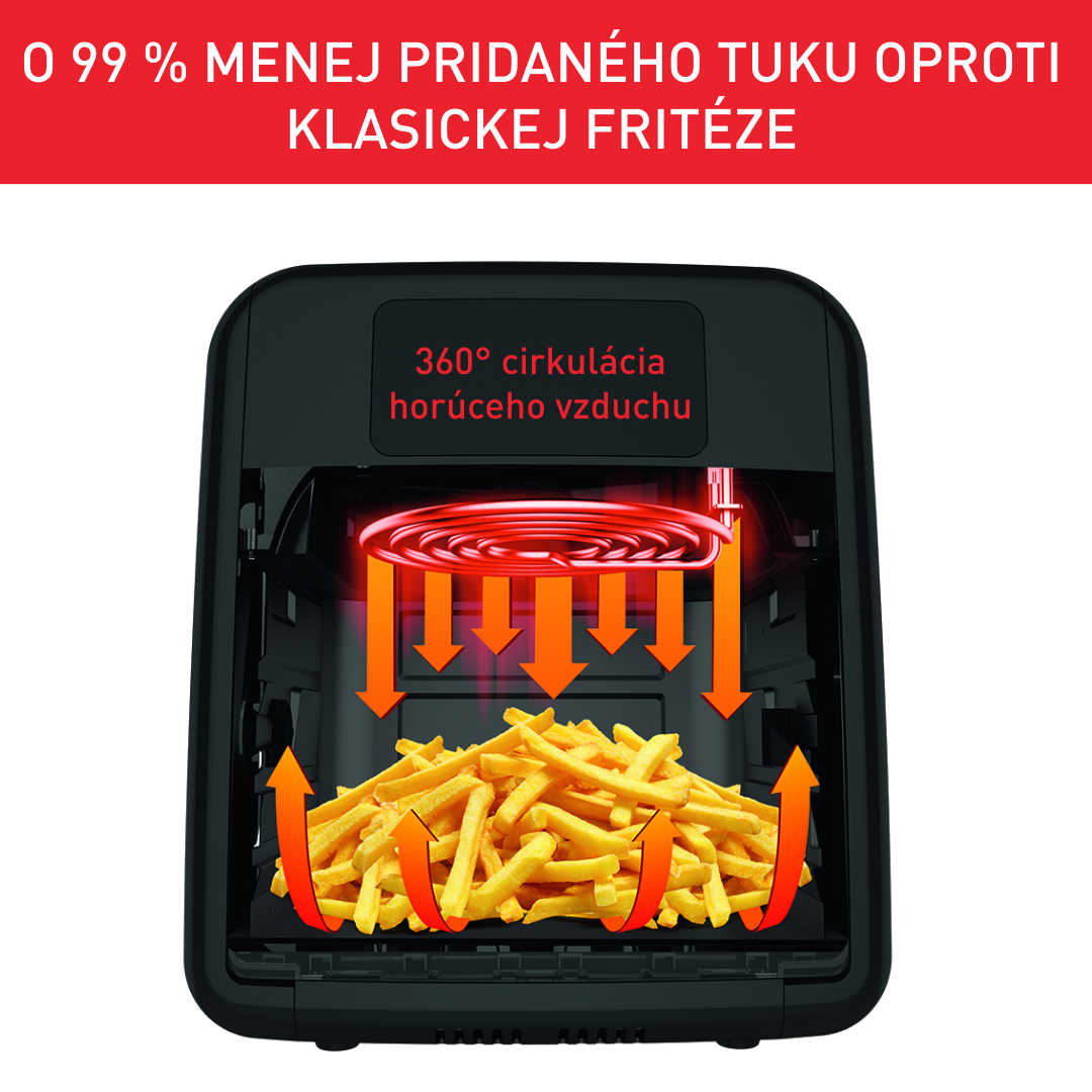 Teplovzdušná fritéza Tefal Easy Fry & Grill & Oven 9v1 FW501815 Čierna