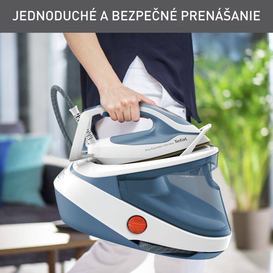 Parný generátor Tefal Pre Express Ultimate II GV9710E0 Svetlo modrý/Biely