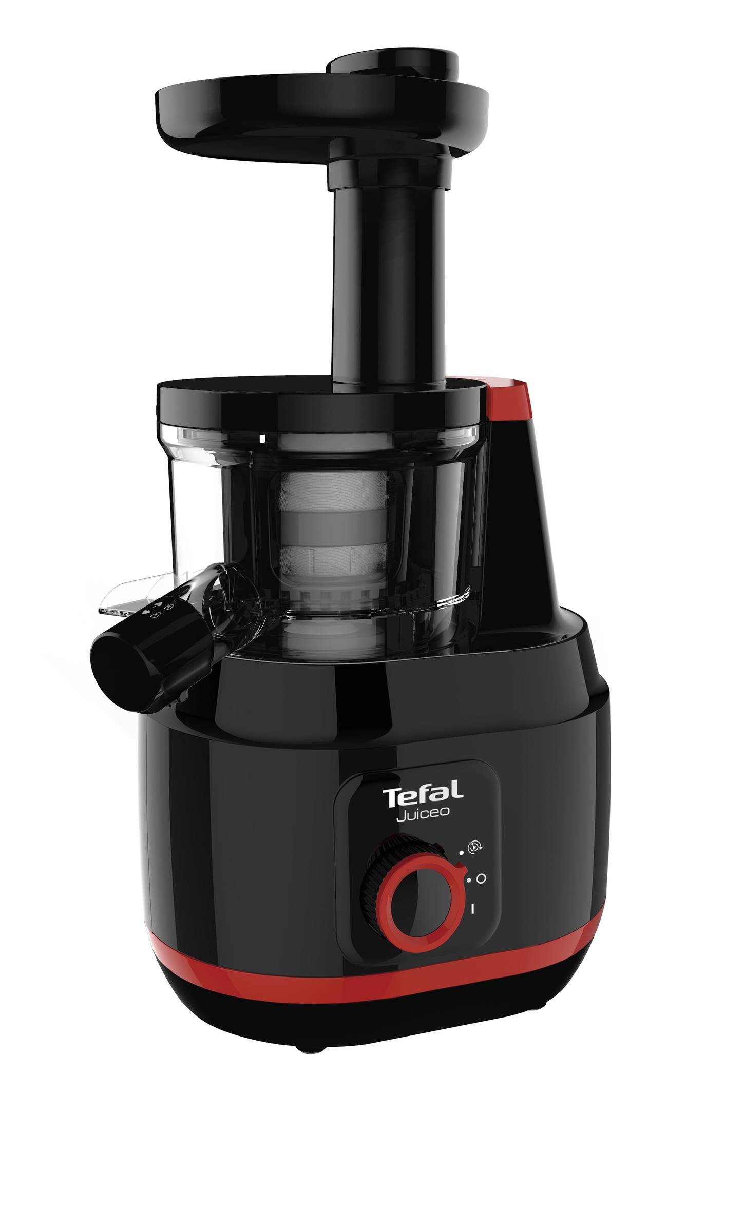 Odšťavovač Tefal Juiceo ZC150838 Červený/Čierny