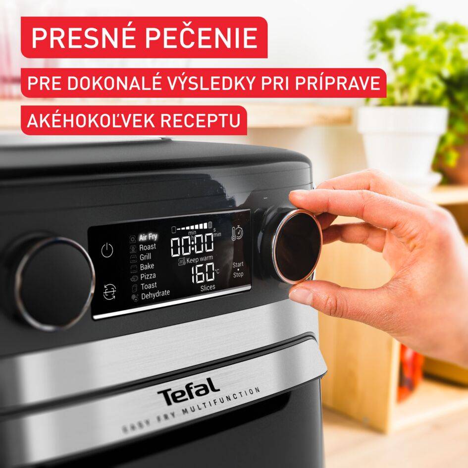 Teplovzdušná fritéza Tefal Easy Fry Multifunction 15L FW556DE0 Čierna