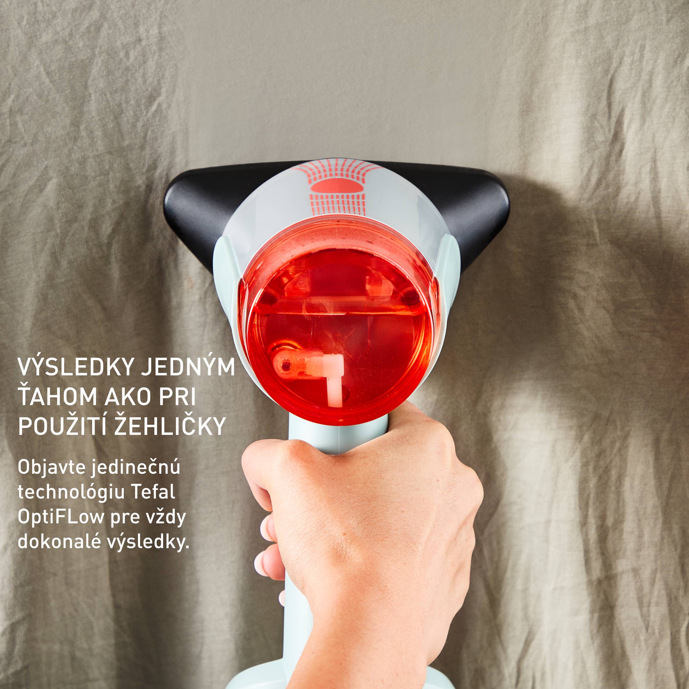 Nasávací ručný naparovač a žehlička 2v1 Tefal AeroSteam DT9814F0 Biely