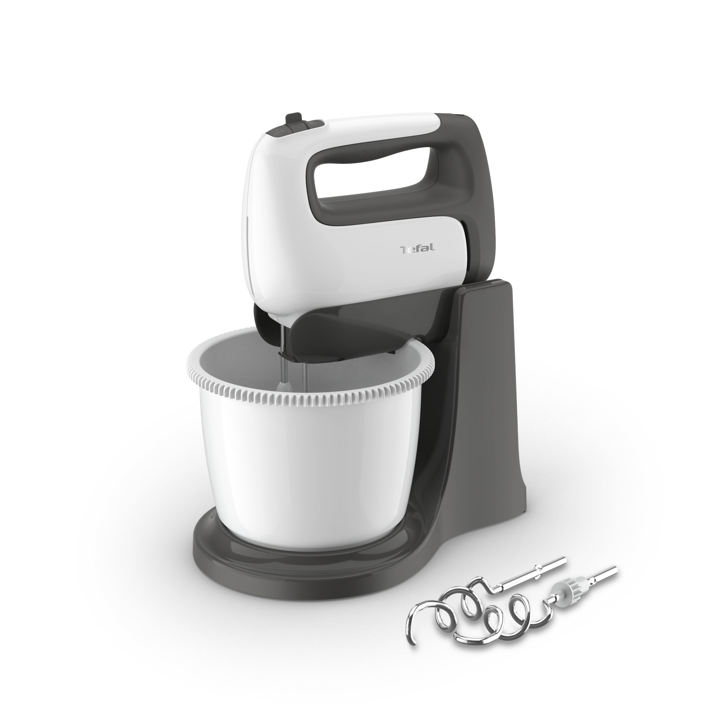 Ručný mixér s misou Tefal Prep'Mix+ HT464138 Tmavosivý/Biely