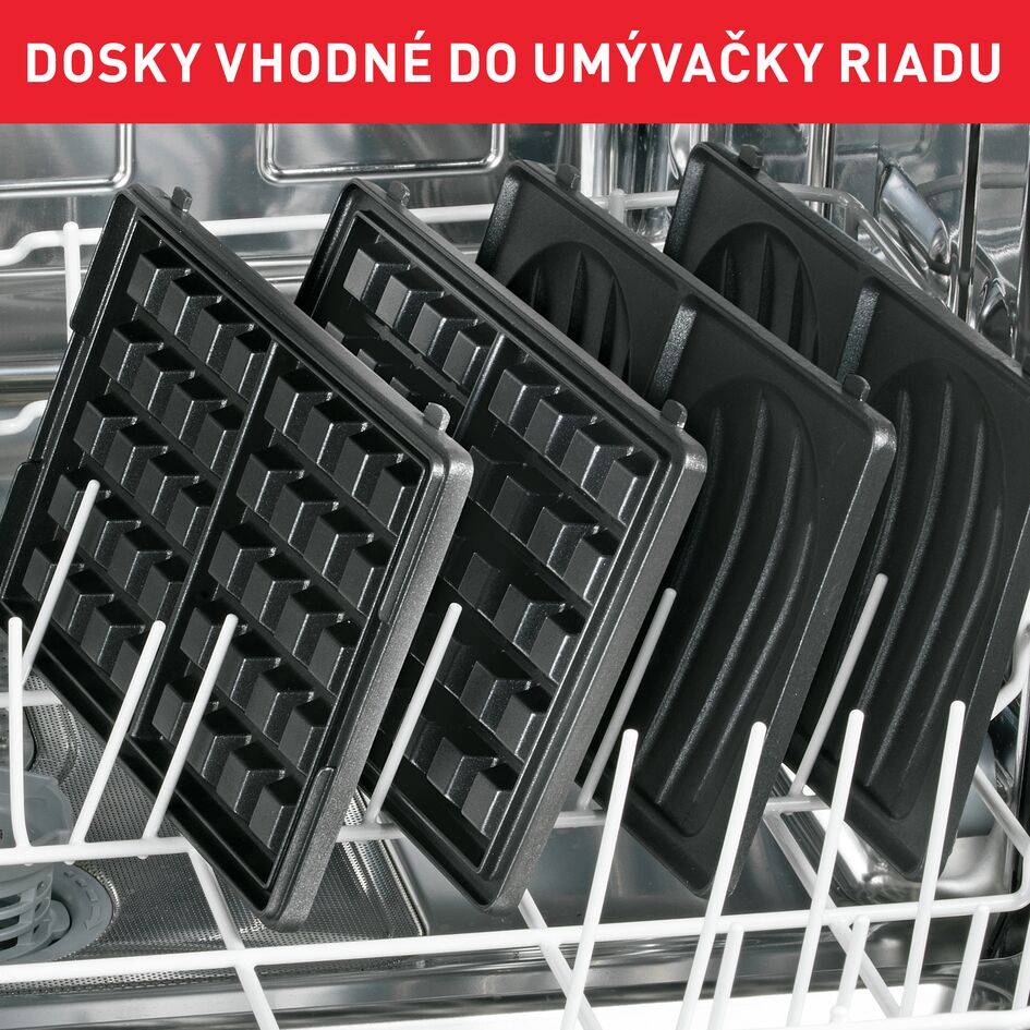 Sendvičovač Tefal Snack Collection SW852D12 Nerezový/Čierny