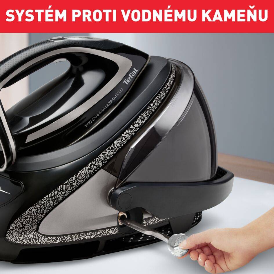 Parný generátor Tefal Pro Express Ultimate+ GV9620E0 Strieborný/Čierny