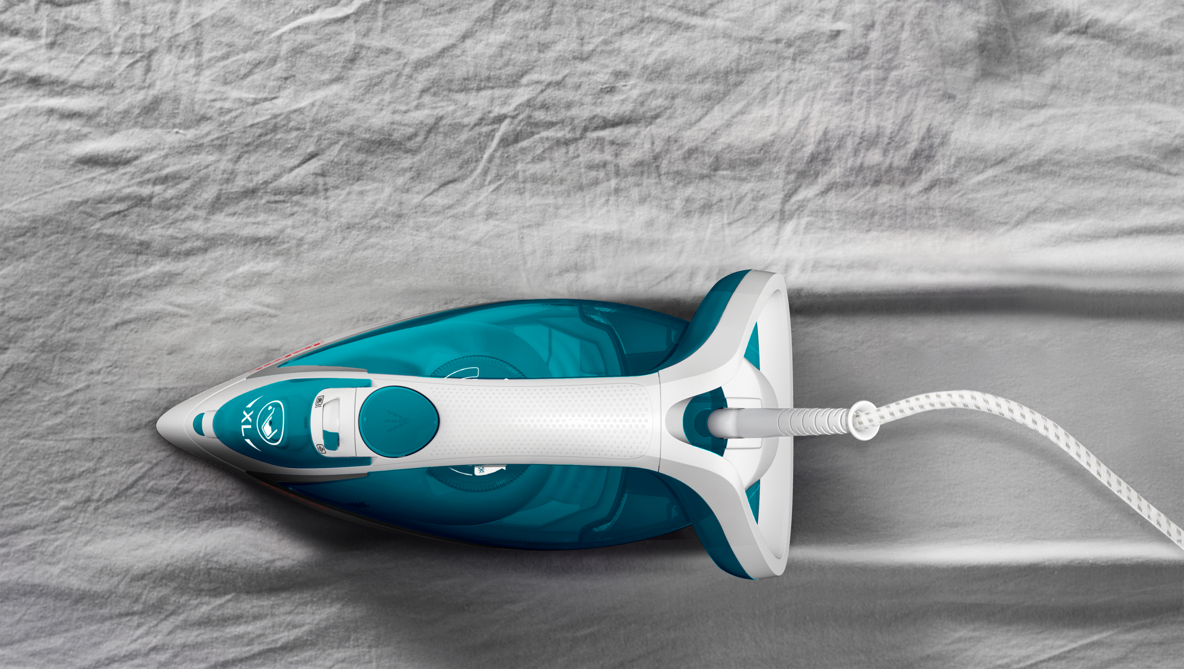 Naparovacia žehlička Tefal Easygliss 2 FV5718E0 Modrá/Biela