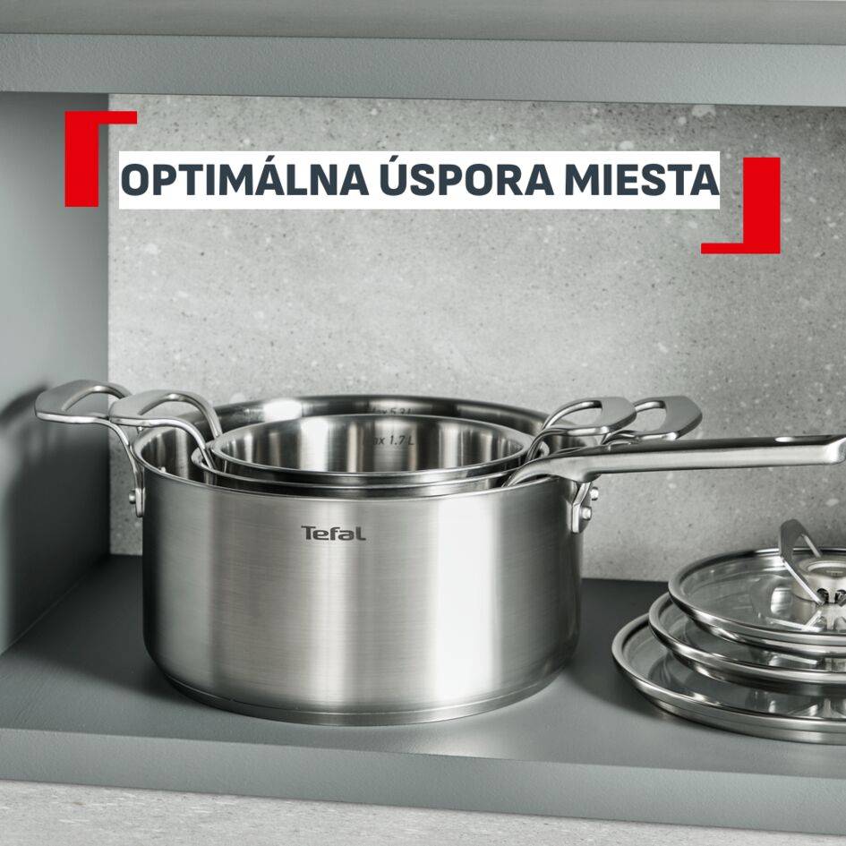 Hrniec na cestoviny s pokrievkou Tefal Extreme E5296104 22 cm
