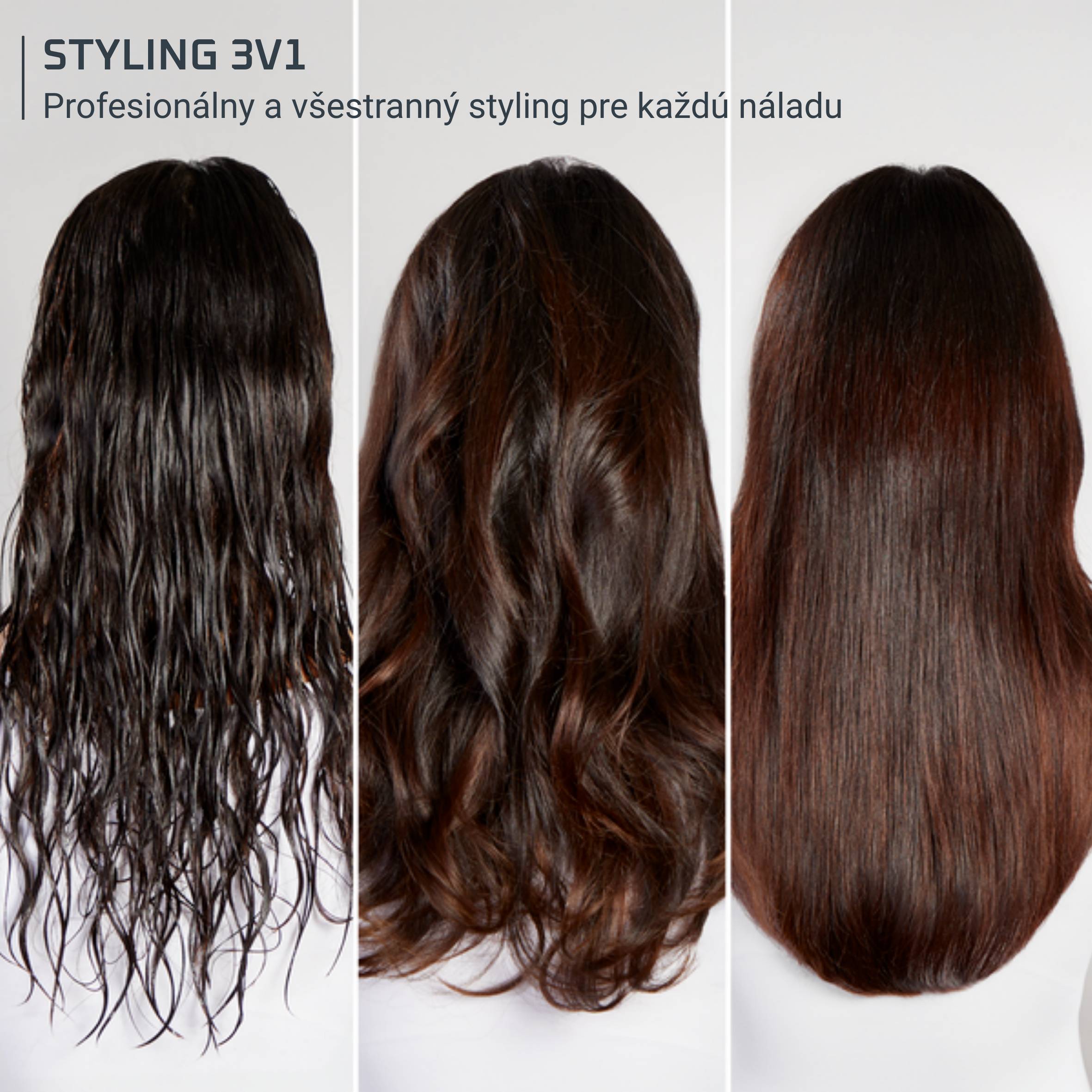 UB9720E0 Air Brush 3D, teplovzdušná kefa, Rowenta