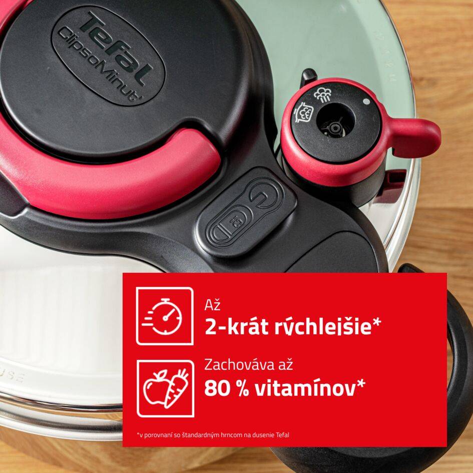 Tlakový hrniec Tefal ClipsoMinut’ Easy 6L P4620768