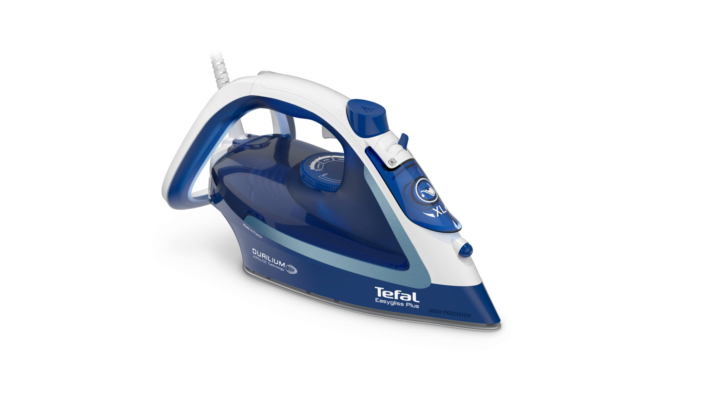 Naparovacia žehlička Tefal Easygliss Plus FV5735E0 Tmavomodrá/Biela