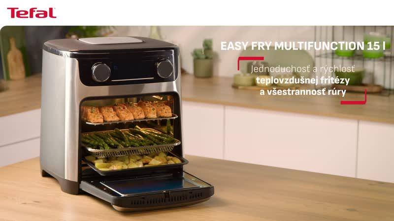 Teplovzdušná fritéza Tefal Easy Fry Multifunction 15L FW556DE0 Čierna