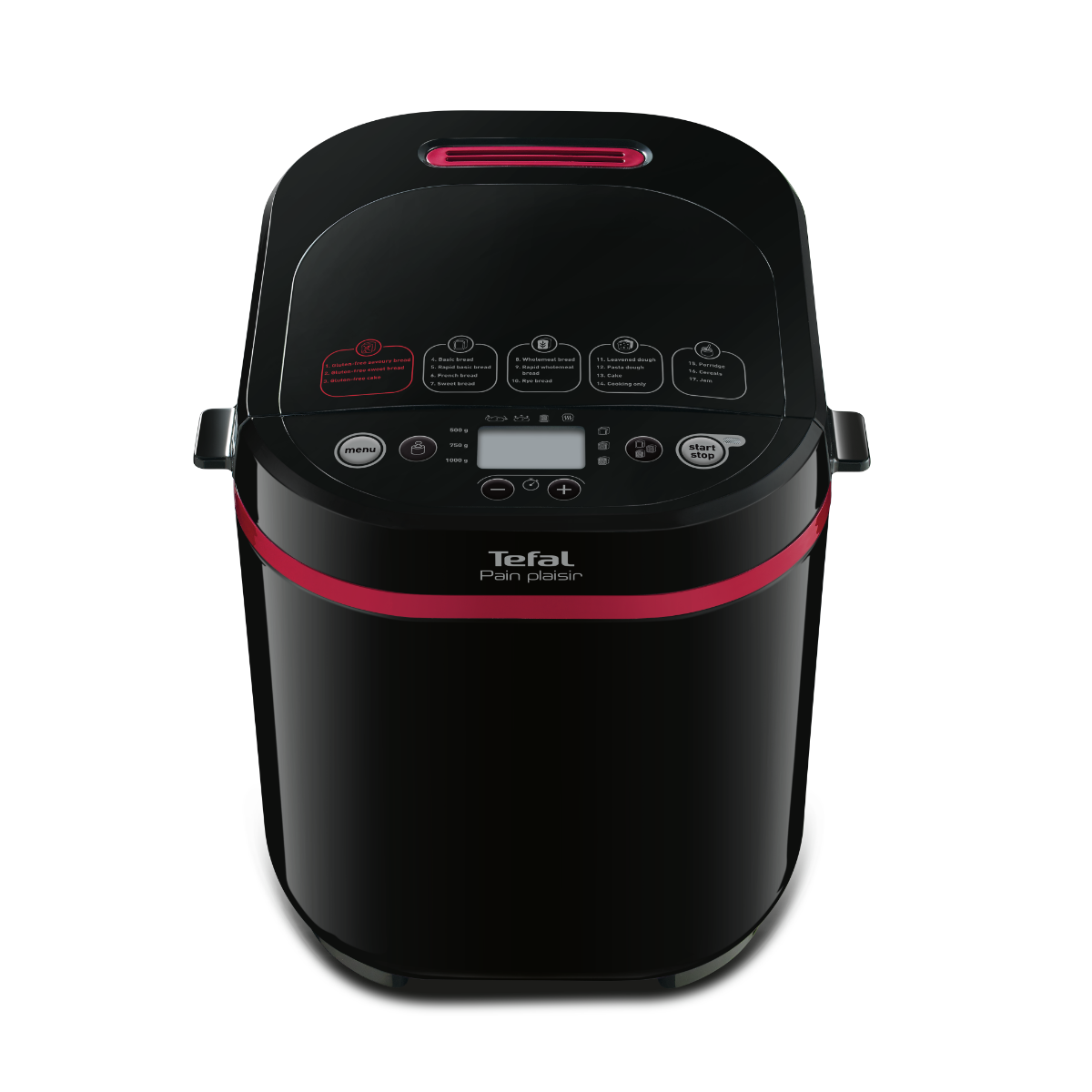 Domáca pekáreň Tefal Pain Plaisir PF220838 Červená/Čierna